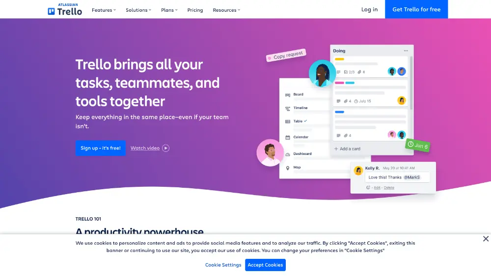 Trello interface screenshot